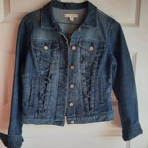 Est. 1946 Women's Jean Jacket XS Long Sleeve Denim Jacket With Pockets